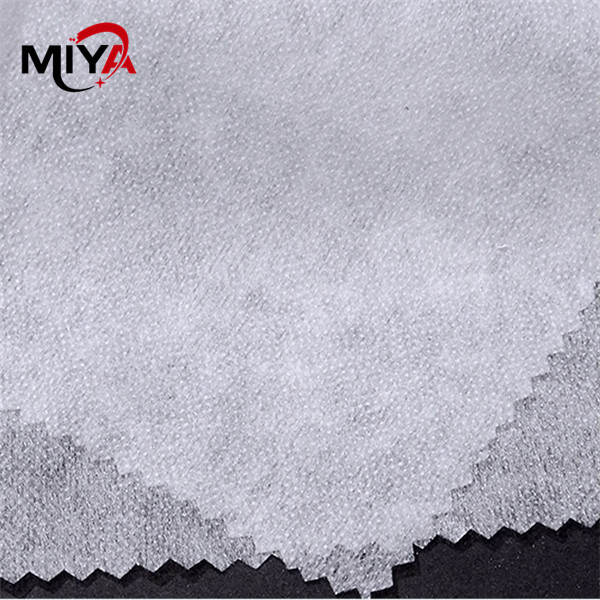PA PES Double Dot Non Woven Fusible Interlining 100% Polyester
