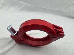 Quality Heavy Duty Forged Concrete Pump Clamps 5 Inch Zinc Color Plated wholesale
