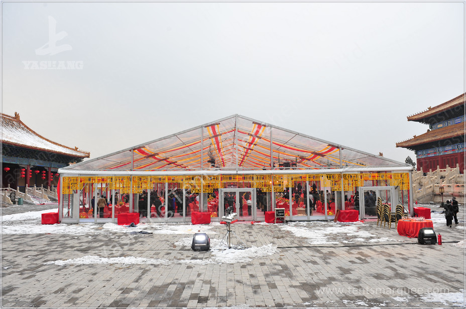 Hard Pressed Aluminum Alloy Profile High Peak Tents against Ultraviolet Rays