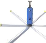 7m 24feet big air ventilation industrial ceiling fan warehouse 220Volt