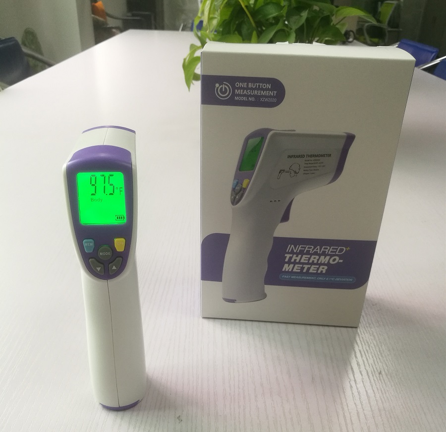 Medical No Touch Infrared Thermometer Thermal Temperature Gun CE RoHS FCC Approved