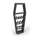 Customized Wooden Display Rack Wooden Barcadi Display Stand Rum Retailing Idea