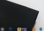 Heat Resisting Silicone Coated Fiberglass Fabric 18oz Black Acrylic Coating