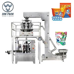 Quality Laundry Pods Laundry Detergent Zipper Bag Packing Machine Automatic wholesale