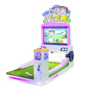Quality Booths Mini Golf Coin Operated Amusement Machines , Children Commercial Arcade Machines wholesale