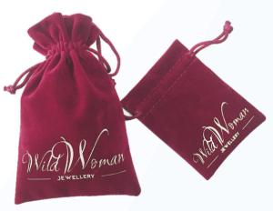 Quality RoHS Custom Velvet Drawstring Bags , SGS printed Drawstring Jewelry Pouches wholesale