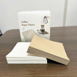 Quality Unbleached Aeropress 2 Cup Chemex Coffee Filter Square Shaped wholesale