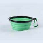Pet Bowls Collapsible TPE Foldable Silicone Dog Food Feeding Bowl Travel Rounded