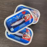 Empty Square Tinplate Jar Packing For Seafood , Fish , Meat
