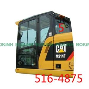 Quality 516-4875 Caterpillar Cab Glass Back Side Position No.5 Tempered Glass wholesale