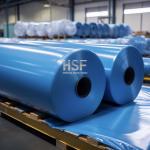 Opaque Blue 40uM High Density Poly Film Electrical Insulation