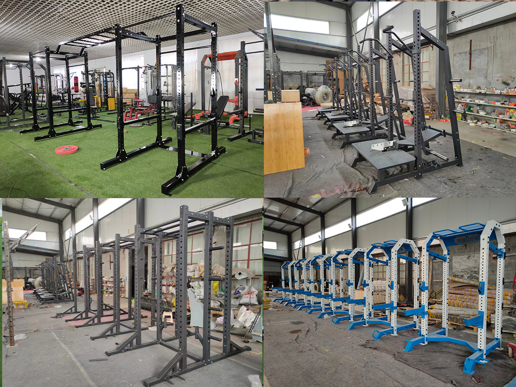 Gym Equipment Fitness Commercial Multifunctional Heavy Duty Squat Power Half Rack