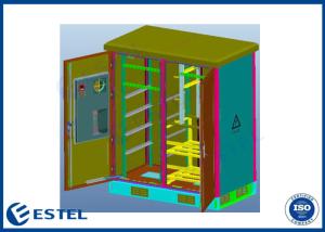 Quality RAL7035 1800 * 1400 * 800mm Outdoor Electrical Cabinet wholesale