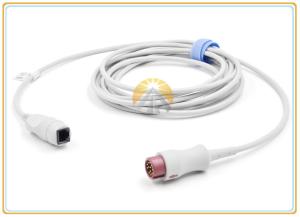 Quality Mindray Ibp Cable , Durable Round 6 Pin Medical Pressure Transducer Cable wholesale