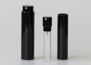 Quality 15ml Black Twist And Spritz Atomiser Travel Size Perfume Dispenser Holder wholesale