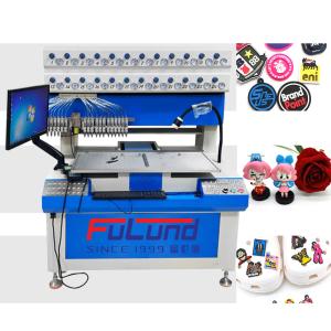 Quality The lowest price dripping equipment Logo Pvc Rubber Labels Molding Silicone Automatic Dripping Machine With Discount wholesale