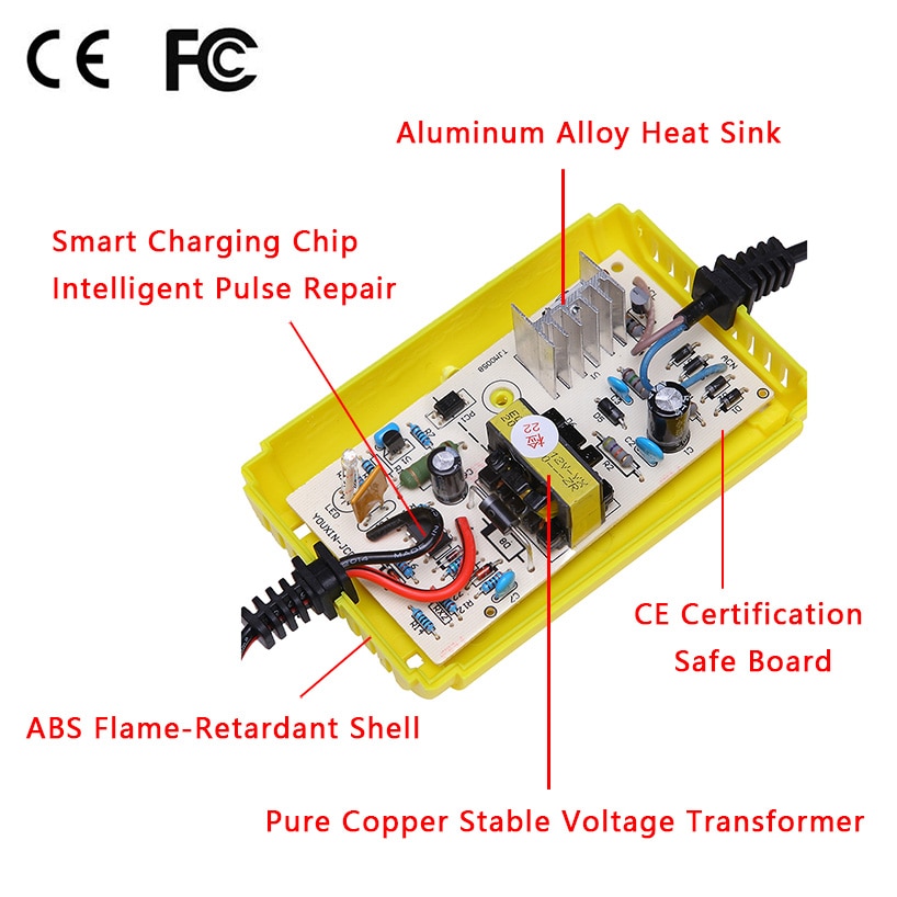 12V 2A CHARGER FOR CAR MOTORCYCLE (4)