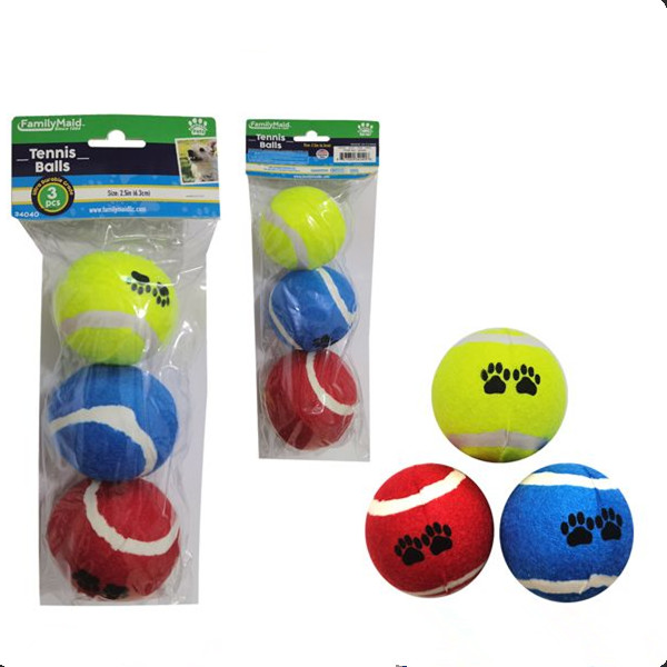 Cheap Price Pet Dog Cat Training Tennis Dog Chew Molar Interactive Ball Toy Pet Paw Shape Printing Toy Ball Wholesale