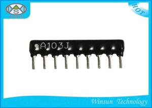 China Black High Precision Resistors , Stable 4 Pin - 14 Pin Thick Film Resistor on sale