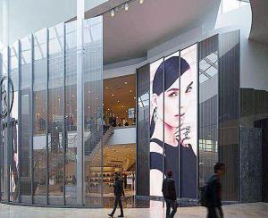 Quality Indoor Fixed See Throught Glass LED Panel Aluminum Transparent Full Color LED Display wholesale