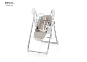 Quality Grey Baby Feeding High Chair Ergonomic Reclining Foldable wholesale