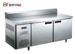 Ventilated Commercial Workbench Refrigerator Double Door chiller or freezer