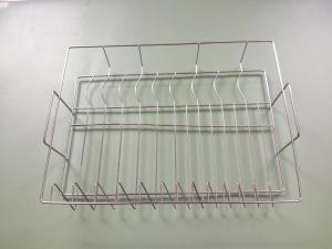 Quality Rust Resistant Metal Wire Storage Basket Food Organizer Fruit Laundry With Handles wholesale