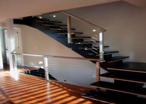 Quality Indoor Stainless Steel Railing With Powder Coating / Spray Paint Surface Treatment wholesale