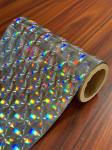 Fashion 3D Lens Bopp Lamination Film Roll , Holographic BOPP Film