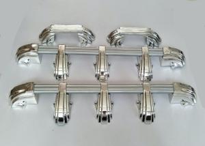 Quality Gold Coffin Fittings Casket Corner Ornamental Plastic Material With Iron Steel Bars wholesale