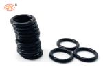 Black Heat Resistance IIR O Ring Seals Butyl Rubber Ring For Conveyor Belt