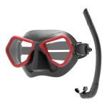 Professional Grade Free Diving Mask and Snorkel Set with Anti-Fog Toughened