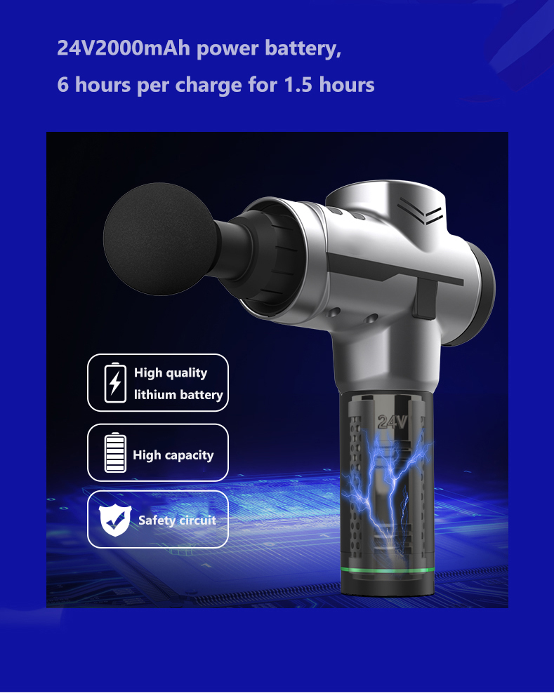 Hot Sale New Mini Vibration Electric Headphones Deep Muscle Massage Gun Body Massager