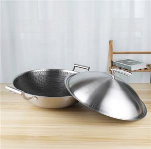 Quality Compound Stovetop Frying Pan 42cm With Stainless Steel Cover wholesale