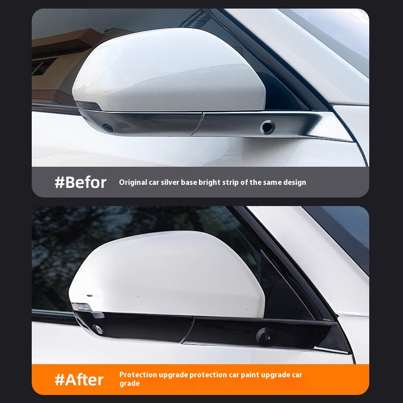 Custom Black Side Mirror Base Upgrade for Lixiang L9L8L7 SFP Paste Modification Improved Functionality