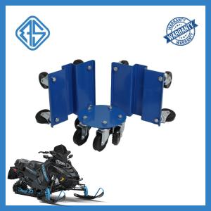 Quality Blue Large Load Trolley Snowmobile Dolly Set Small Size Wheel H Steel Plate wholesale