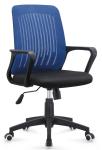 Classic Fabric Covered Desk Chairs , Economic Rolling Conference Chairs