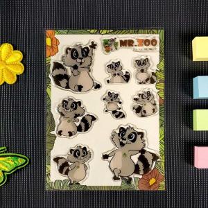 Quality Transparent Crystal 3D Cartoon Stickers Self Adhesive Custom Cartoon Stickers wholesale