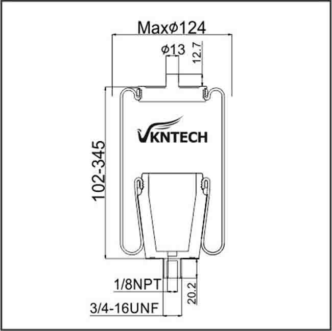 Modern Cabin Air Spring W02-358-7074 For Japaness Truck And Trailer 1102-0047 1102-0045 VKNTECH 1S7074
