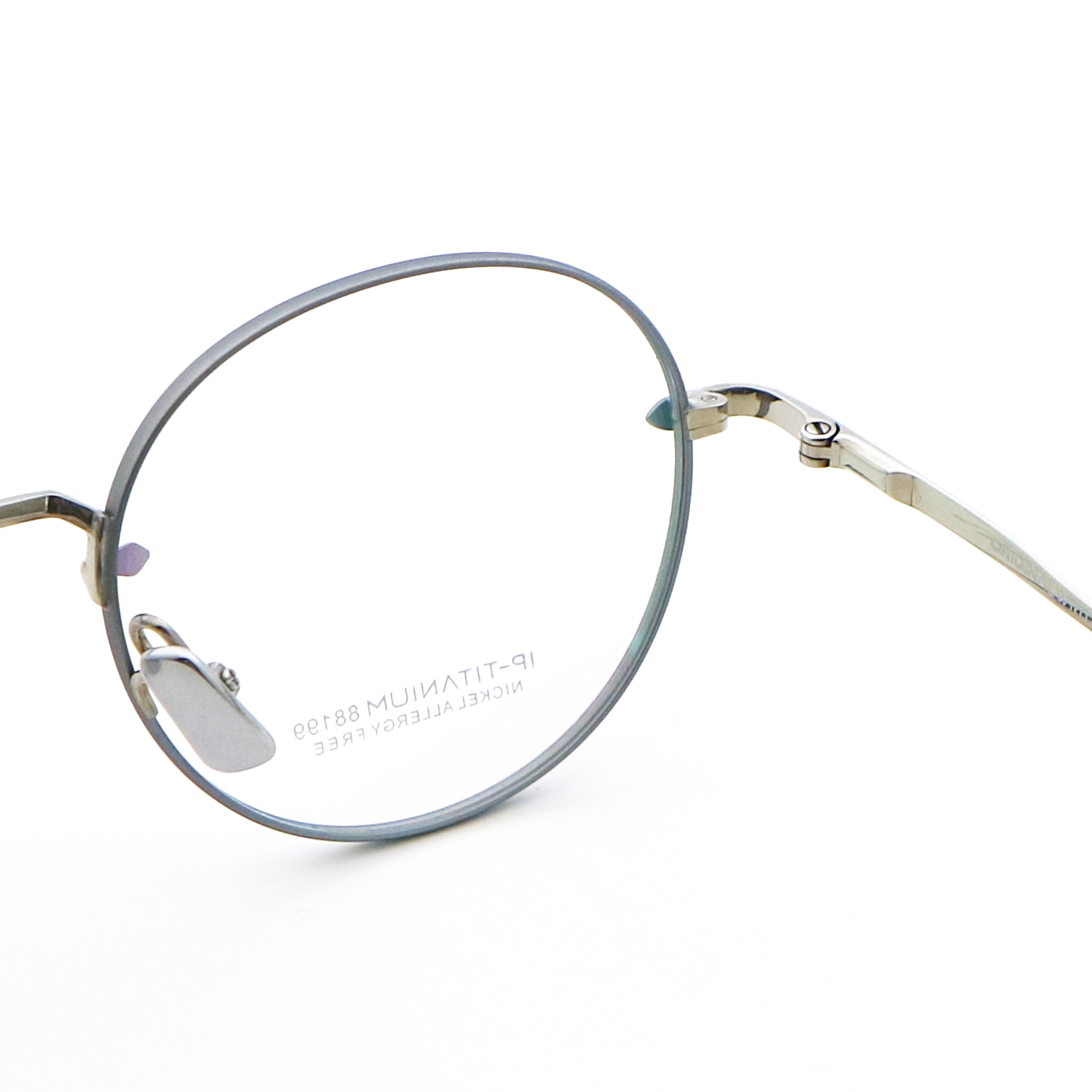 Ultralight Full-Rim Super Elastic Pure Titanium Material Glasses Mens Ladies