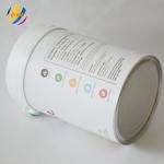 Cylinder 83mm Diameter EMEI White Paper Tube Packaging