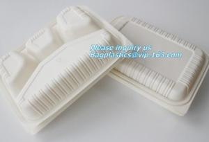 Quality Plastic corn starch biodegradable meat tray, Cornstarch disposable biodegradable plate wholesale