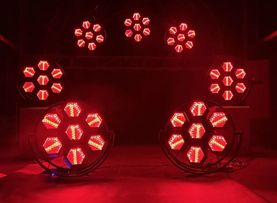 7 PSC Fanless Water Curtain Laser Show Lights for Large Bars Performances and 1-