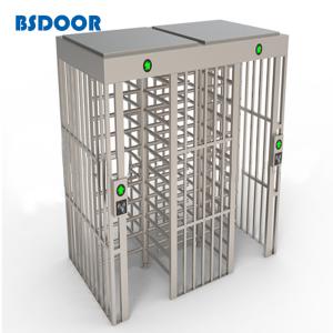 Quality 600mm Width Rotating Full Height Turnstile Gate Double Lane wholesale