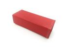 Red Leather Foldable Handmade Sunglasses Case Logo Can Be Customized