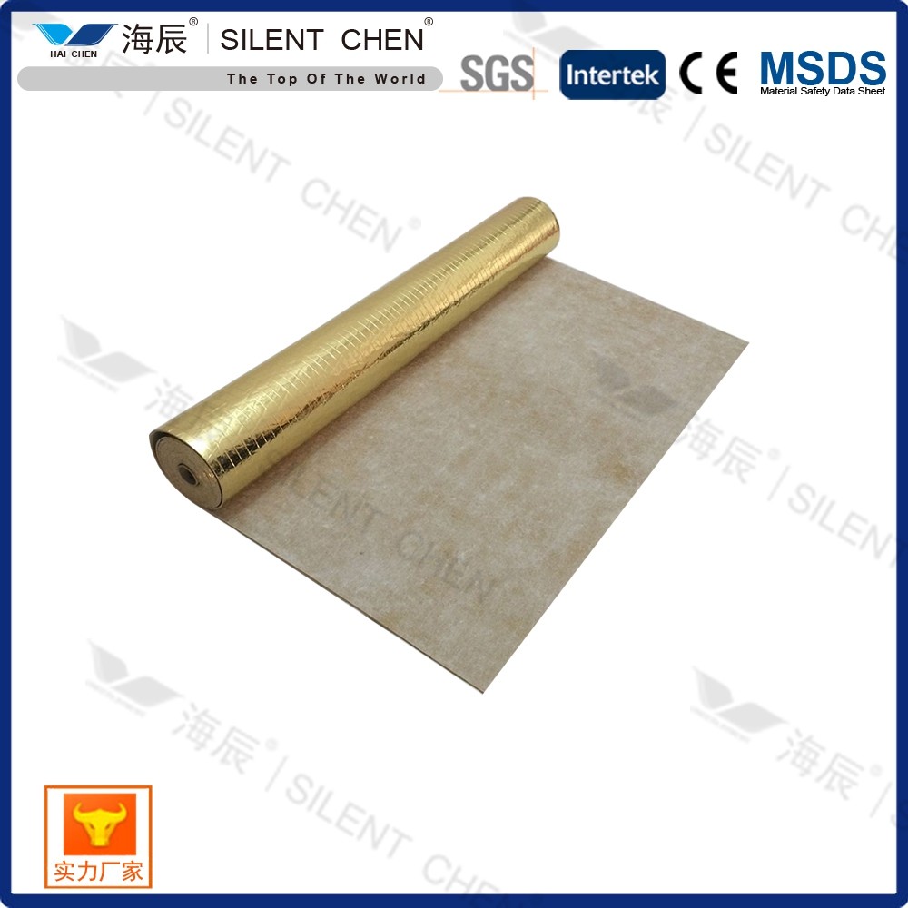 Silent Chen 3mm Rubber Carpet Underlay For Hardwood Floors ISO9001