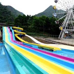 Quality High Durability Fiberglass Water Slide Adult Water Slide With Colorful Design wholesale