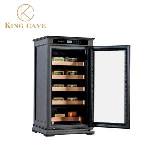 Quality Smart Digital Control Panel Electric Humidor Cigar Cabinet With Humidifier wholesale