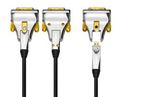 Quality 1080P 60HZ Shielding Braid OM3 100M 4K DVI Cable 1080p Male To Male 250W wholesale