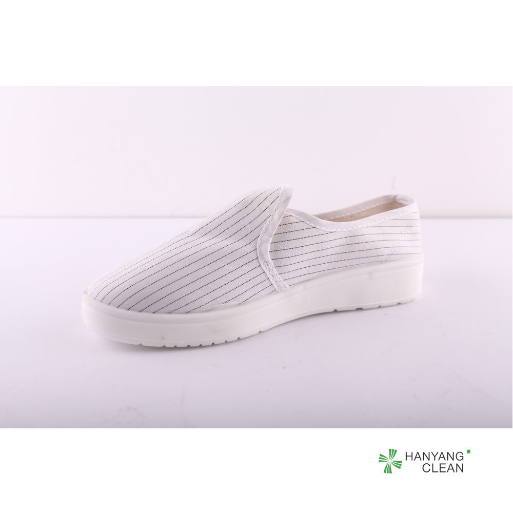 Industrial Dustproof Static Resistant Shoes With TC Canvas Upper Material